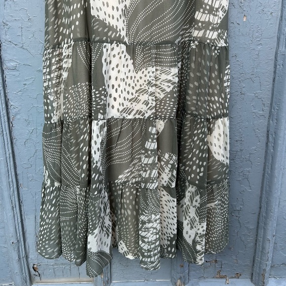 Bb Dakota Ruffled-Sleeve Tiered Midi Dress, BNWT, size Large - Picture 7 of 10